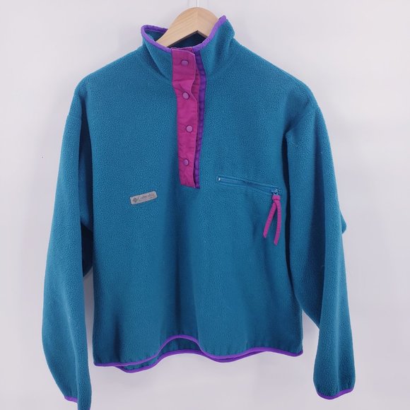 Columbia Sweaters - Vintage Columbia Women's Fleece Pullover Sweater